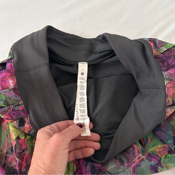 Lululemon Side-Pleat High-Rise Tennis Skirt Sz 6 Tennis Run Pickleball Skort - Picture 7 of 9